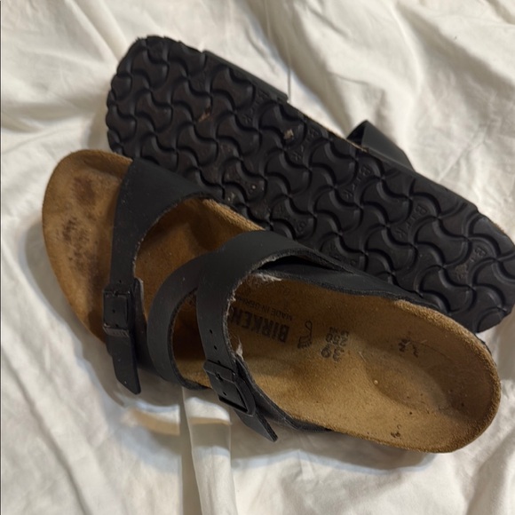 Birkenstock Black Cross-Strap Sandals - Picture 3 of 4